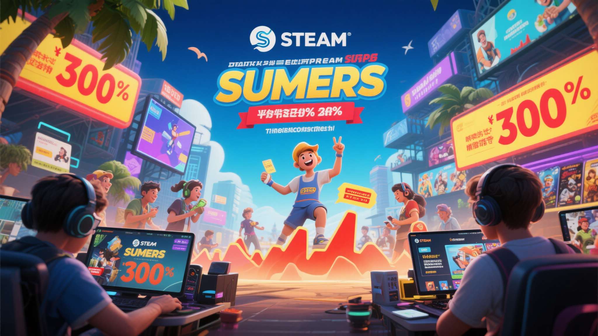 迎接夏日热血时光! STEAM®平台多款特卖活动即将开跑! 迎接夏日热血时光! STEAM®平台多款特卖活动即将开跑!